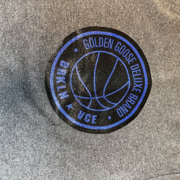 Golden Goose Deluxe Brand Men’s Wool Sweater – Gray with Red Trim (Size XL) - Picture 3 of 7